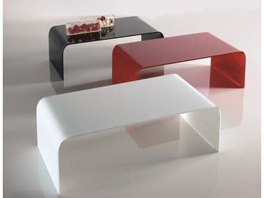 RANDA - Low crystal coffee table by Riflessi