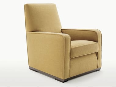 IMPRIMATUR - Upholstered fabric armchair with armrests by Maxalto