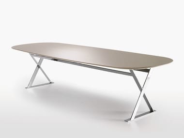 PATHOS - Rectangular MDF table by Maxalto