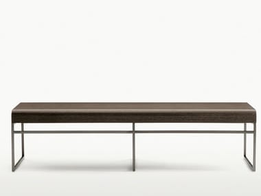 ELIOS - Wooden bench by Maxalto