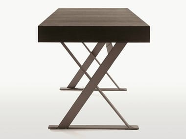 MAX - Solid wood writing desk by Maxalto