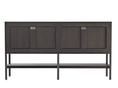 ERACLE - Solid wood sideboard with doors by Maxalto