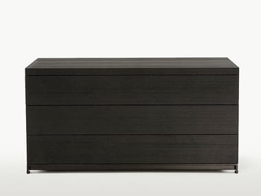 MIDA - Wooden chest of drawers by Maxalto