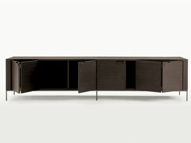 TITANES - Wooden sideboard with doors by Maxalto