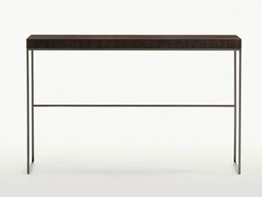 ELIOS - Rectangular wooden console table by Maxalto