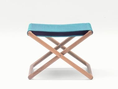 PORTOFINO - Folding garden stool by Paola Lenti