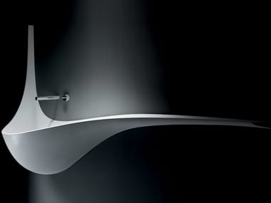 WING - Cristalplant® Biobased washbasin by Falper