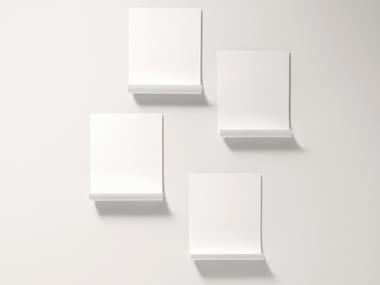 SOFTER THAN STEEL - Plate wall shelf by Desalto