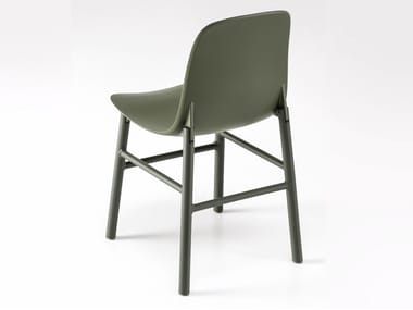 SHARKY ALU - Polyurethane chair by Kristalia