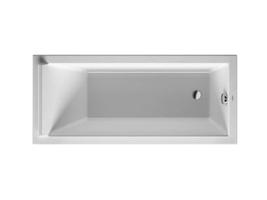 STARCK - Rectangular acrylic bathtub by Duravit