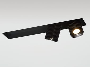 COOLFIN JR - Semi-inset adjustable aluminium spotlight by Dark