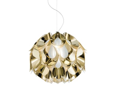 FLORA MEDIUM GOLD - Goldflex¢ç pendant lamp by Slamp