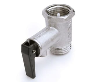 Safety valves for water heaters - Safety valve G1/2" M x G1/2" F with lever by Ritmonio