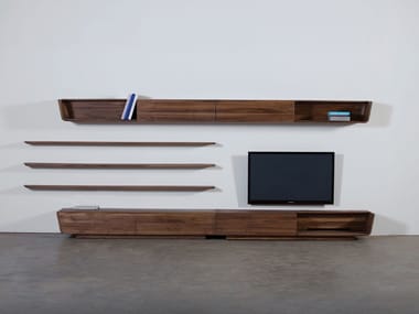 LATUS - Wooden storage wall by Artisan
