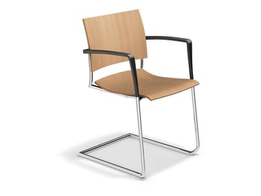 FENIKS II - Cantilever wooden chair by Casala