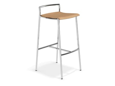 FENIKS BARSTOOL - High wooden stool by Casala