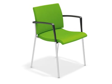 FENIKS XL DELUXE - Upholstered chair with armrests by Casala