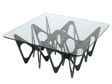 BUTTERFLY - Crystal coffee table by Zanotta