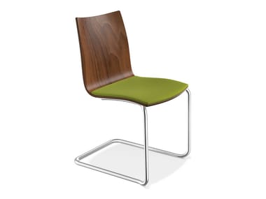 ONYX II - Cantilever stackable chair by Casala