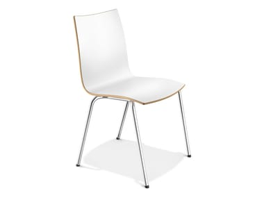 ONYX III - Stackable laminate chair by Casala