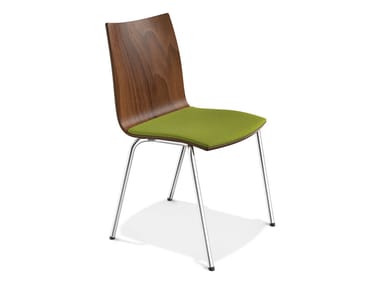 ONYX III - Stackable wooden chair by Casala