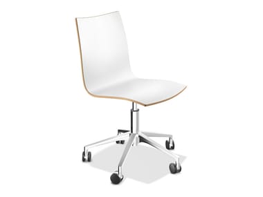 ONYX IV - Laminate chair with 5-spoke base by Casala