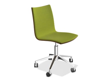 ONYX IV - Upholstered chair with 5-spoke base by Casala