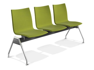 ONYX TRAVERSE - Fabric beam seating by Casala