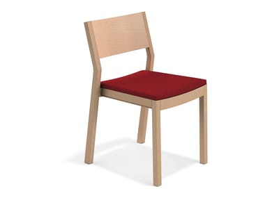 WOODY - Wooden reception chair by Casala