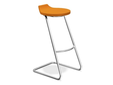 RAVELLE II - Cantilever fabric stool by Casala