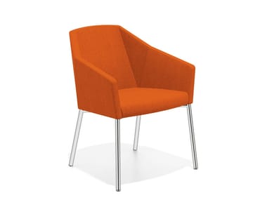 PARKER III - Fabric easy chair with armrests by Casala