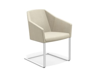 PARKER IV - Cantilever fabric easy chair by Casala