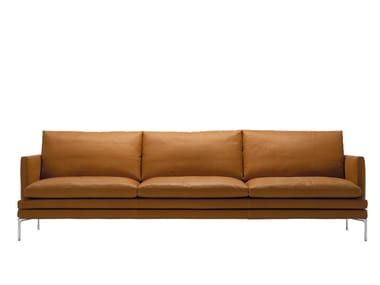 WILLIAM - Leather sofa by Zanotta