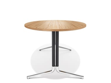 TEMO - Oval wooden meeting table by Casala