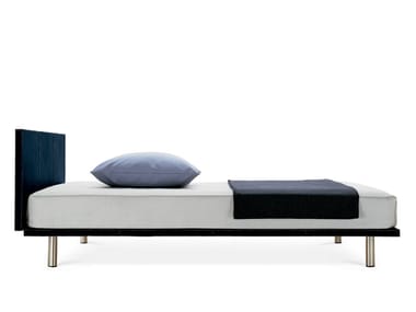 MILANO - Fabric or leather height-adjustable double bed by Zanotta