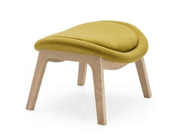 LAZY - Fabric footstool by Calligaris