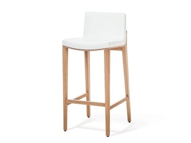 MORITZ - Stool with footrest by TON