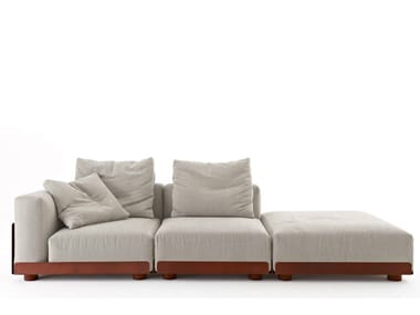 ASAMI IRON - Sectional fabric sofa by Colico