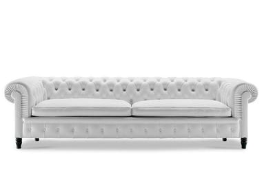 CHESTER ONE - Tufted sofa by Poltrona Frau