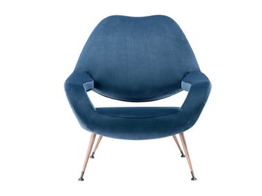 DU 55 - Fabric armchair with armrests by Poltrona Frau