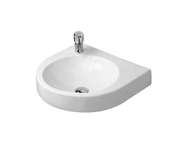 ARCHITEC - Round wall-mounted ceramic washbasin by Duravit