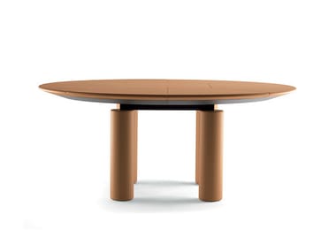 C.E.O. CUBE MEETING - Round meeting table by Poltrona Frau