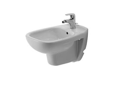 D-CODE - Wall-hung ceramic bidet by Duravit