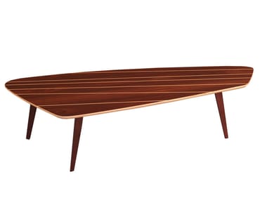 FRANK - Low rosewood coffee table by Morelato