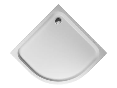 D-CODE - Corner acrylic shower tray by Duravit