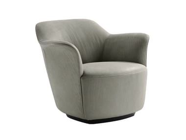 AIDA - Armchair with armrests by Poltrona Frau