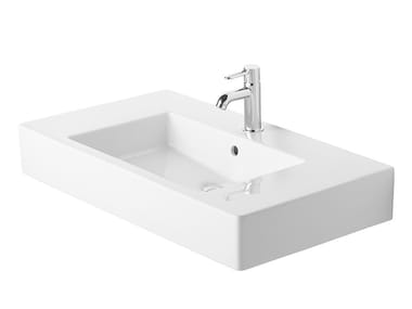VERO - Console ceramic washbasin by Duravit