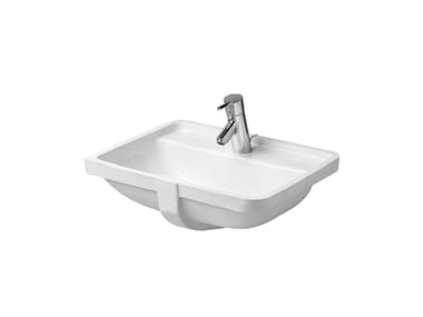 STARCK 3 - Undermount ceramic washbasin by Duravit