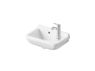 STARCK 3 - Rectangular ceramic handrinse basin by Duravit