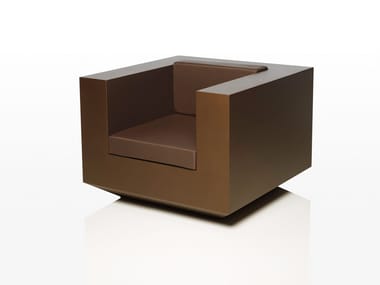 VELA - Polyethylene garden armchair by Vondom
